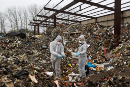 Illegale Mülldeponien illegal landfill Germany 